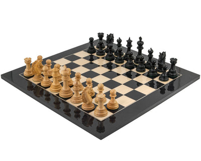 Andalusian Luxury Ebony Chess Pieces - Official Staunton™ 