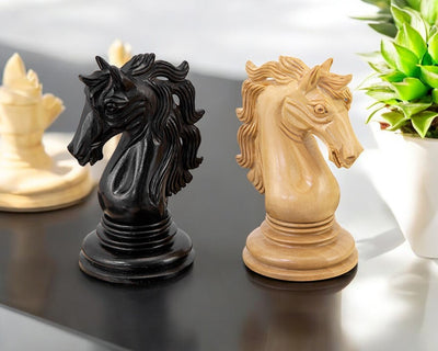 Andalusian Luxury Ebony Chess Pieces - Official Staunton™ 