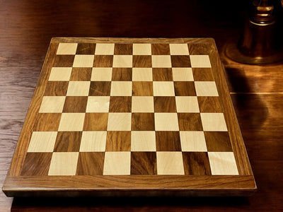 16" Handmade Sheesham & Maple Chess Board