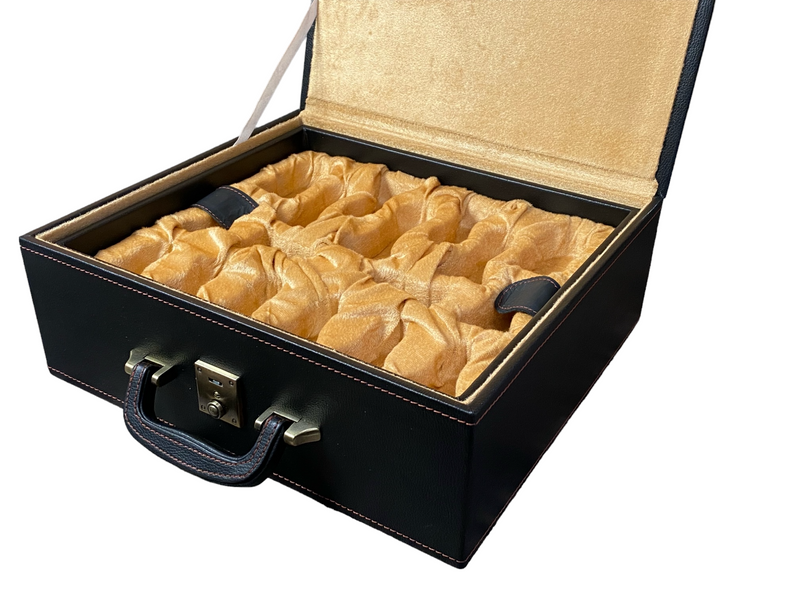 Twin Tier Stitch Chess Case - Official Staunton™ 