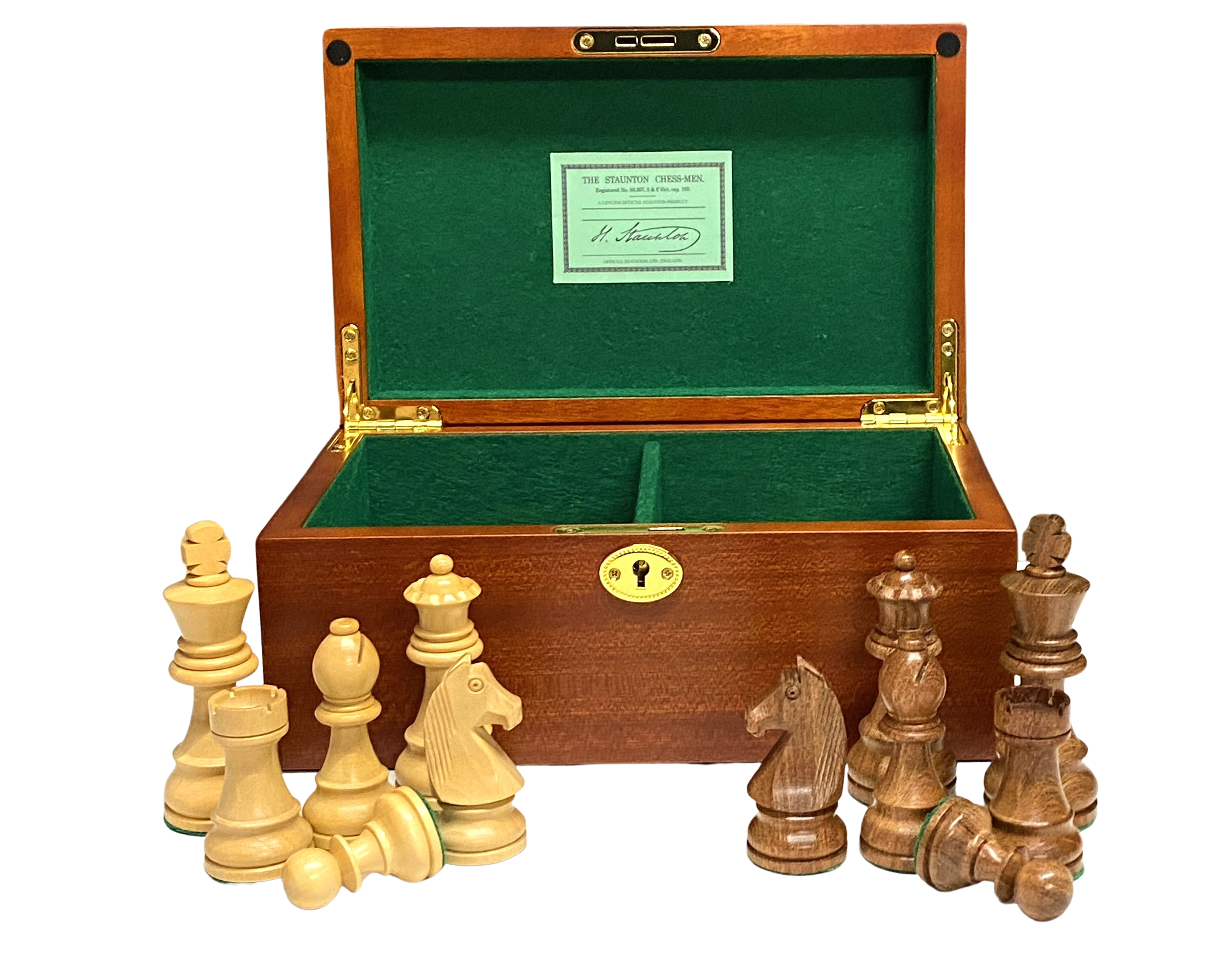 Buy Grandmaster Staunton Chess Pieces Set in 3.75 King