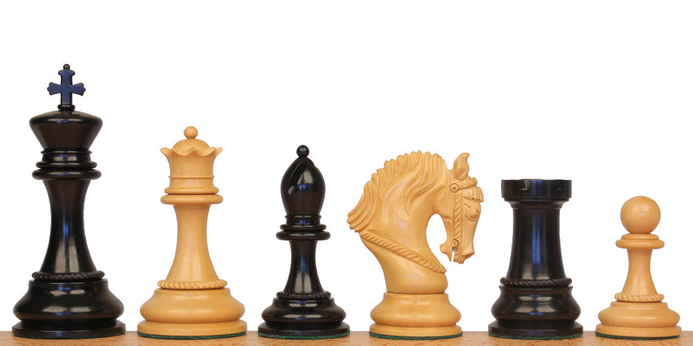 Regal Series Luxury Staunton 4 Chess Set in Ebony wood – Staunton Castle