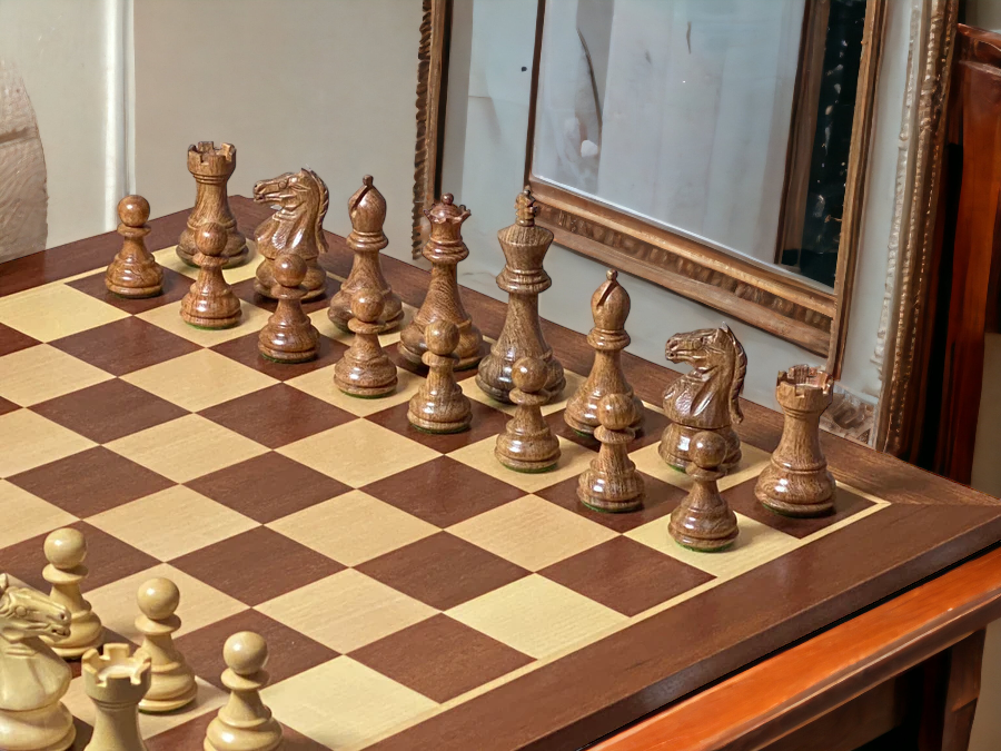 Luxury Chess Set, Premium Unique Wooden Mahogany & Ash Solid Wood Set Game,  Birthday Gift, The Queen's Gambit - Yahoo Shopping