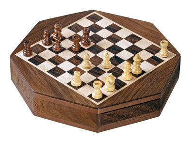 6 Inch Octagon Magnetic Chess Set (2708)