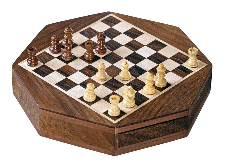 6 Inch Octagon Magnetic Chess Set (2708)