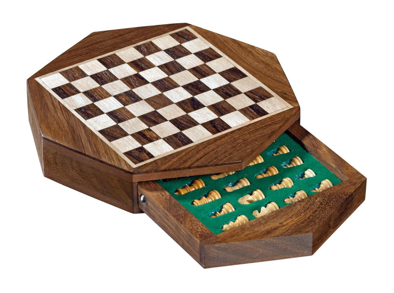 6 Inch Octagon Magnetic Chess Set (2708)