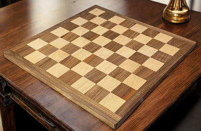 20" Handmade Acacia and Boxwood Chess Board - Official Staunton™ 