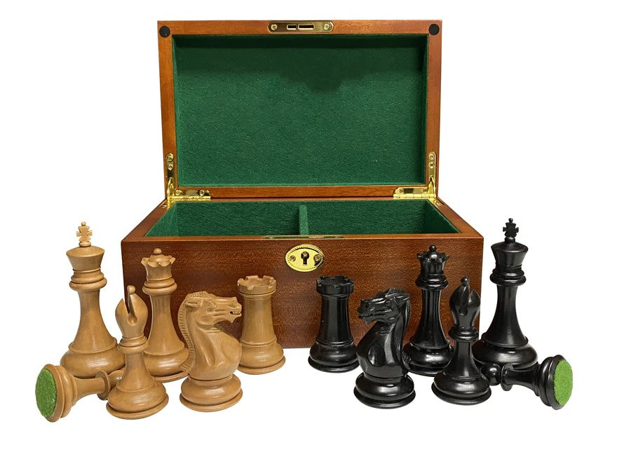 Clearance - Brass Chess Set Handmade Antique Finish Vintage Style Figure  Chess Set in Antique Brass & Gold Color