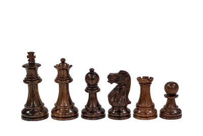 Spirit Rosewood Pieces, Mahogany Chess Set and Slide Lid Box - Official Staunton™ 