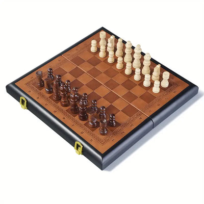 12" Rexene Beginner Folding Chess Set