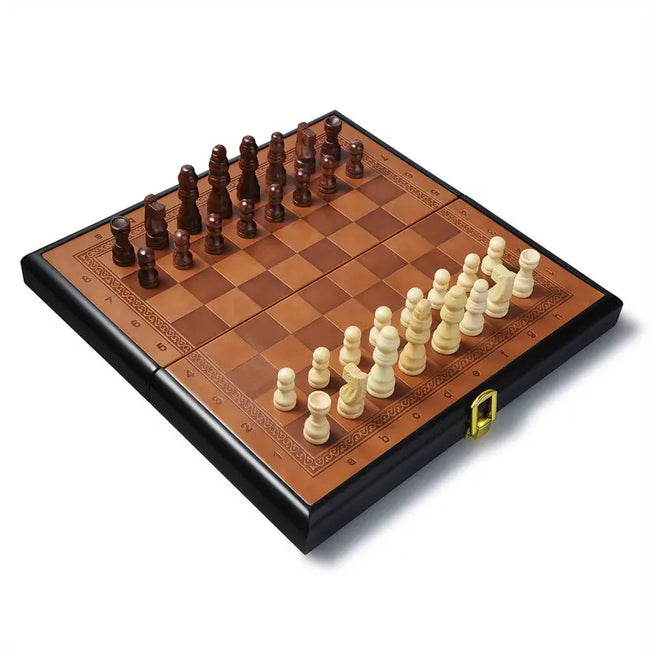 12" Rexene Beginner Folding Chess Set