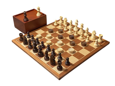 Economy Starter Chess and Draughts Set