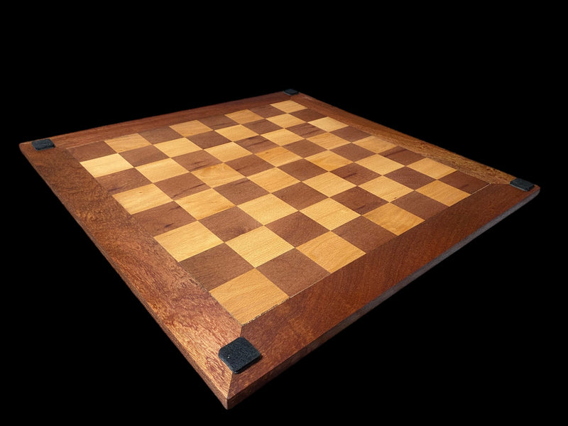 20" Vintage Styled Solid Wood Chess Board