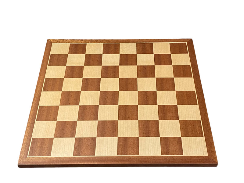 3" Zagreb Ebonised Pieces 15.75" Mahogany Board & Slide Lid Box - Official Staunton™ 