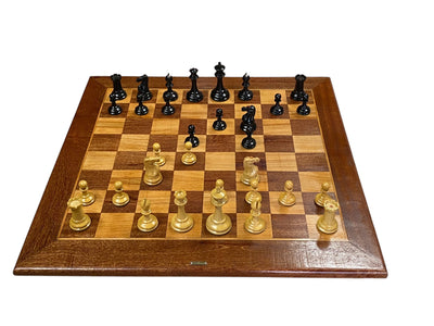 1862 Staunton Chessmen, Handmade Mahogany Antique Style Board and Box