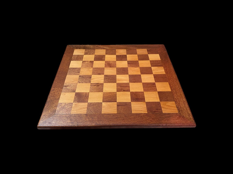 20" Vintage Styled Solid Wood Chess Board