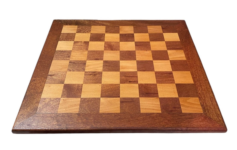 20" Vintage Styled Solid Wood Chess Board