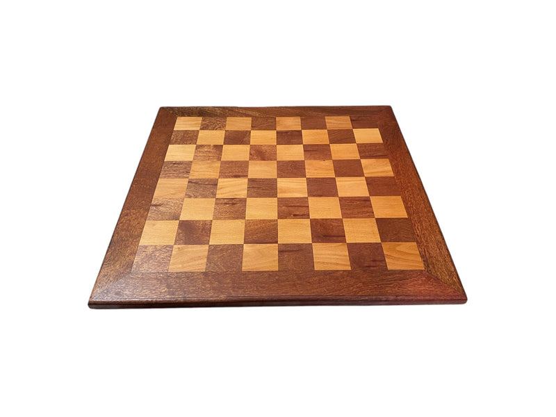 20" Vintage Styled Solid Wood Chess Board