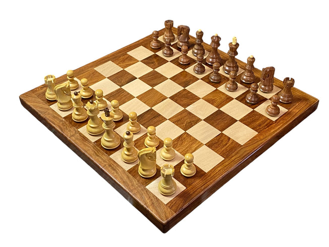 16" Solid Wood Board. 3" Zagreb Acacia Pieces - Official Staunton™ 