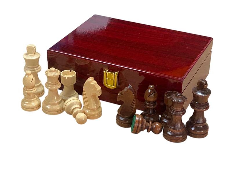 Grandmaster Chess Pieces & High Gloss Box