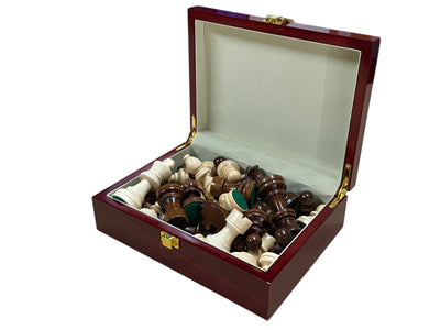 Grandmaster Chess Pieces & High Gloss Box