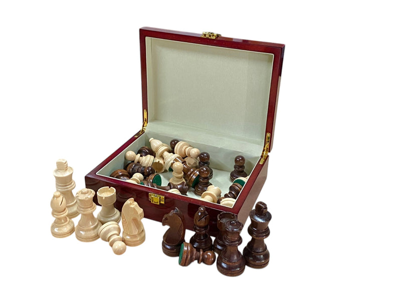 Grandmaster Chess Pieces & High Gloss Box