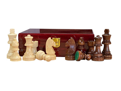 Grandmaster Chess Pieces & High Gloss Box