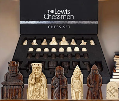 Isle of Lewis Chess Set in Presentation Case - Official Staunton™ 