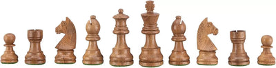 Classic Acacia Wooden Chess Set – 3" King & 50cm Wenge Maple Board