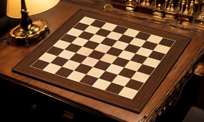 20" Standard Wenge and Maple Chess Board - Official Staunton™ 