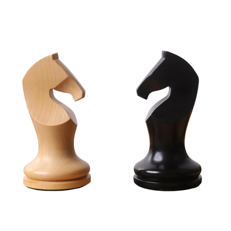 Zadar Minimalist Ebonised Boxwood Chessmen