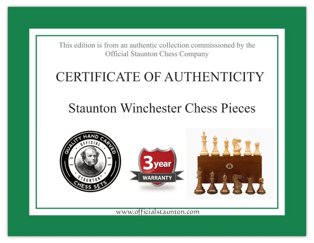 Competition Staunton Walnut Chess Set [RCPBQ237] - £233.19